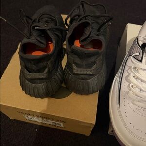 Yeezy Black and Orange Boost 350 V2